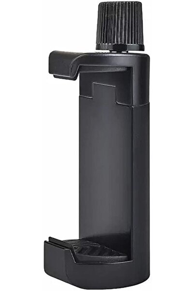 Coverzone Telefon Tripod Tutucu Başlık + Tripod 90 Derece Yönlendirme Aparatı 360 Derece Dönebilen Başlık