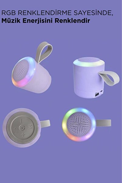 Torima Bluetooth Hoparlör SD USB Destekli D24 Mor