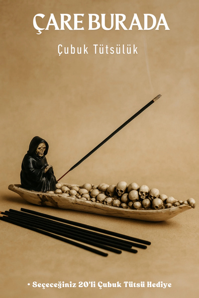 Çare Burada Azrail Çubuk Tütsülük (Seçeceğiniz 20'li Çubuk Tütsü Hediye)