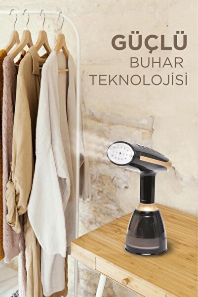 Torima Ky-003 Black Steam Wrinkle Remover 1500W Portable Travel Size Vertical Iron