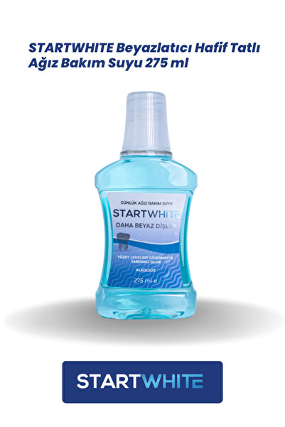 STARTWHITE Beyazlatıcı Hafif Tatlı Ağız Bakım Suyu 275 ml