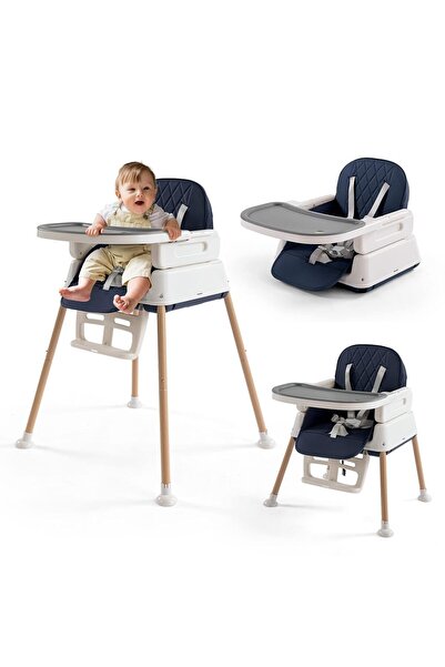 Arabest Baby High Chair,Convertible Infant Feeding Chair,with Detachable Doub...