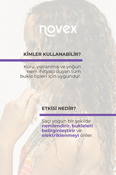 NOVEX My Curls - Tüm Saç Tipleri Için Bukle Belirginleştirici Durulanmayan Saç Bakım Kremi 1kg