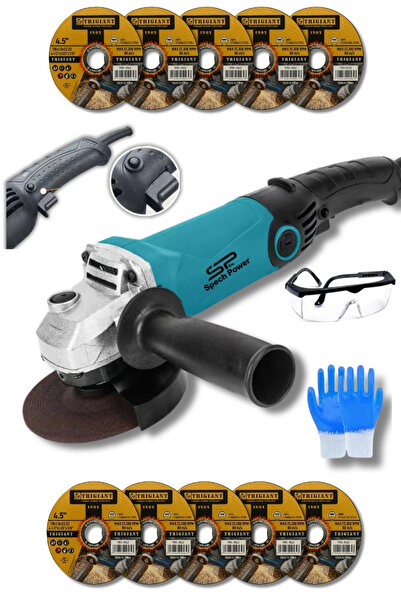 Spech Power Bakır Sargılı Devir ayarlı 4100 W Kuyuklu Spiral Avuç İçi Kesme v...