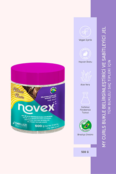 NOVEX My Curls - Bukle Belirginleştirici Ve Sabitleyici Jel 500ml