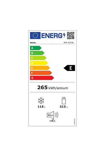 Regal NFK 42720 427 Lt No Frost Kombi Buzdolabı