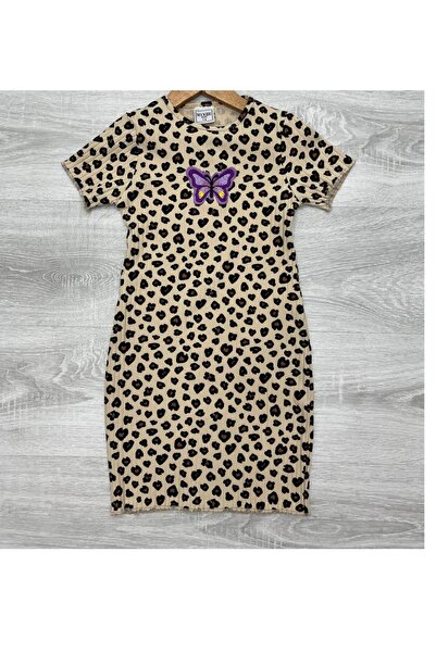 My Kids Wear Рокля от кадифе с детайли от пеперуда за момиче