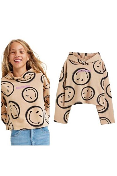 SeaBubbles Суитшърт с качулка и усмивка за момиче