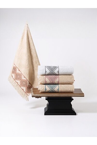 Özdilek Encre Fringed Hand-Face Towel 50×90 cm