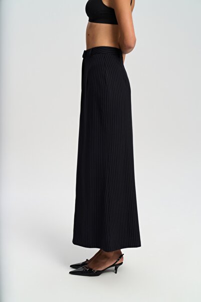 MAI STUDIOS CO. Спідниця Bruno в смужку темно-синя