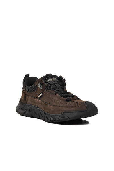 Bulldozer Anthracite Nubuck Genuine Leather Men's Casual Shoes 240003 m