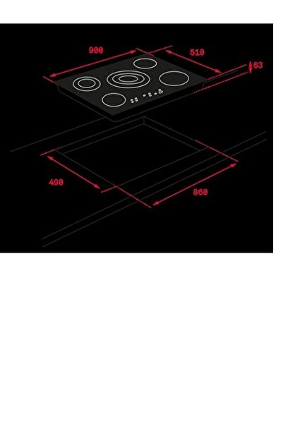 Teka Tr 951 Ankastre Ocak Siyah