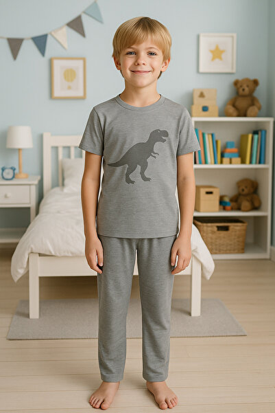 mellie Erkek Çocuk Mevsimlik Düz Pijama Altı