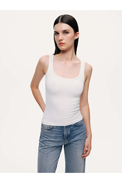 Nocturne Baskı Detaylı Crop Top