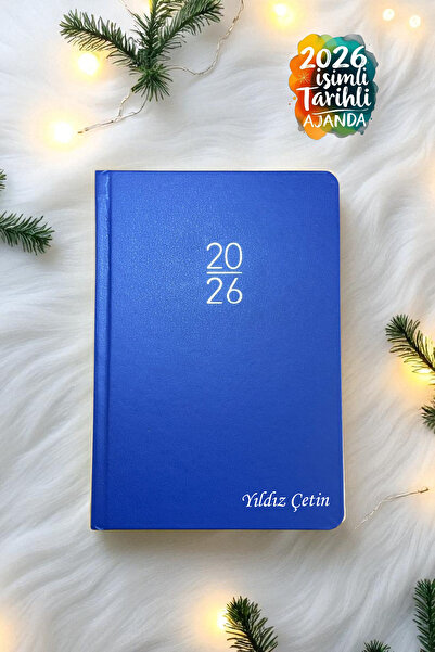 Hediyelen İsme Özel Rengarenk 2026 Tarihli Ajanda