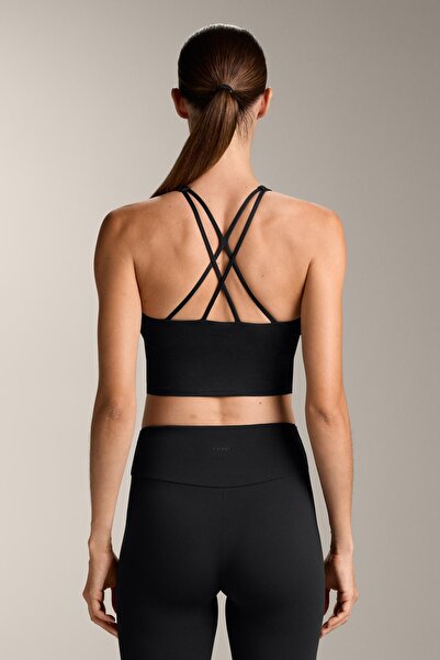 Oysho Cup'lı şeritli comfortlux tank top