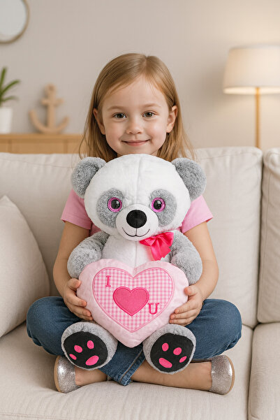 hak-iş oyuncak Cute Heart Plush Teddy Bear -50 cm