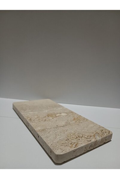 miacat Oil Pot Under Marble Presentation Holder Marble White Cream 20x10 Cm