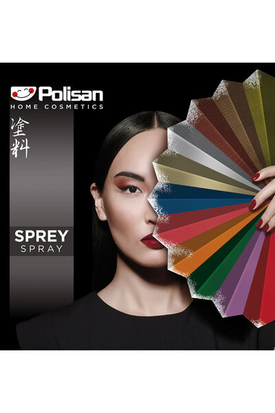 Polisan Sprey Boya Metalik Renk Mavi 400 ml