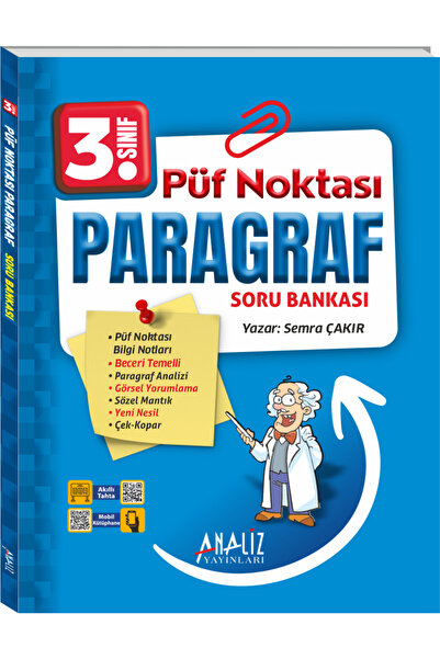 Analiz Yayınları 3.sınıf Ultra Paragraf Yeni Nesil Soru Bankası