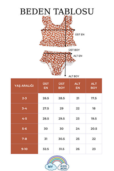 My Kids Wear Girl's 2-Piece Swimsuit Set