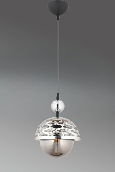 ESSLİGHT Lema Tekli Sarkıt Avize Füme Glob Camlı Koridor Hol