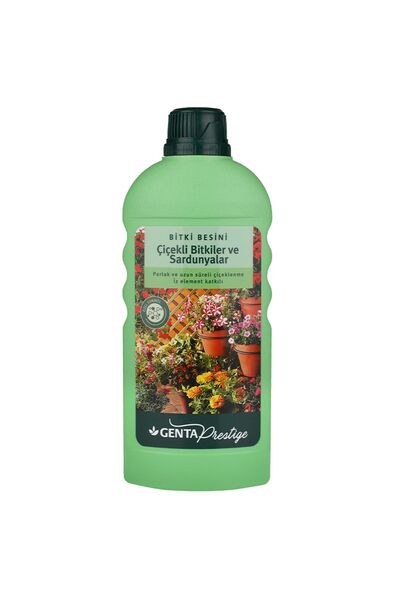 Genta Prestige Çiçekli Bitkiler Ve Sardunyalar Için Sıvı Besin Sıvı Çiçek Gübresi 500 ml