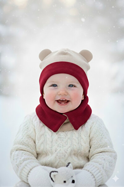 Babygiz Set de guler pentru bebeluși cu două straturi, cu design special, pen...