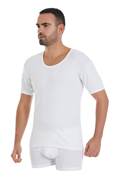 Yıldız Çamaşır YILDIZ LAUNDRY 100% COTTON/COTTON 3-PACK Ribbed Crew Neck Undershirt Q06