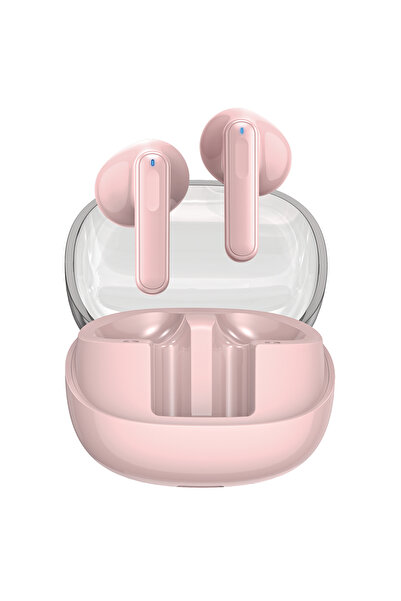 Polosmart PBS231 Kablosuz Bluetooth ENC Android IOS Uyumlu TWS Kulaklık Pembe