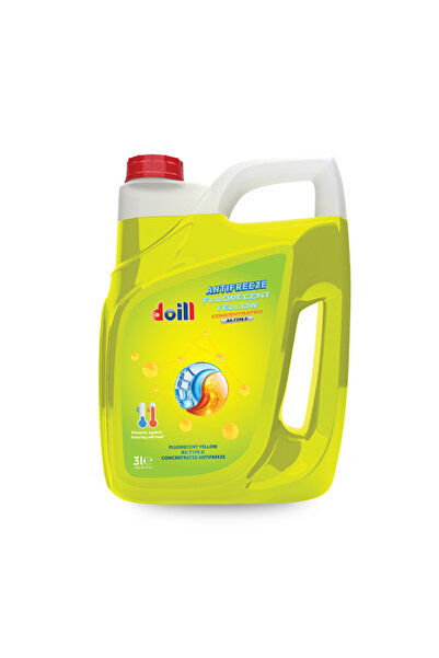 doill Konsantre - Saf 3 Litre Sarı Organik Antifriz (ÜRETİM YILI: 2025)