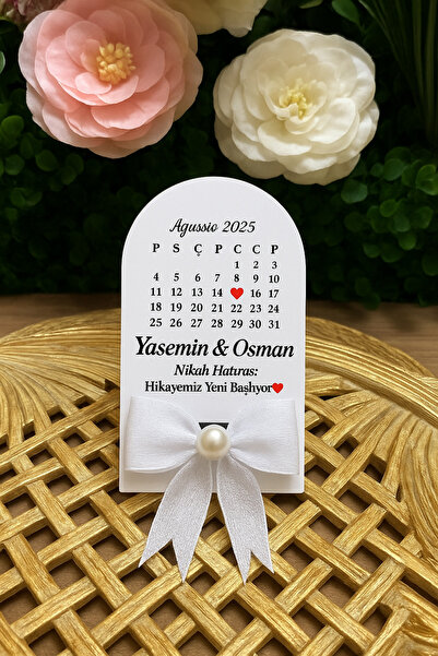 YD STORE UV Baskı Pleksi Magnet Söz, Nişan, Nikah, Düğün, Kına 10 Adet