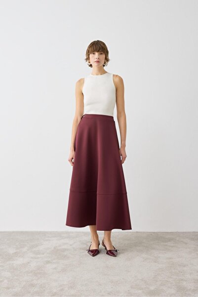 TERZİ DÜKKANI Fusta Claret Red Mira Scuba Klos - șase piese