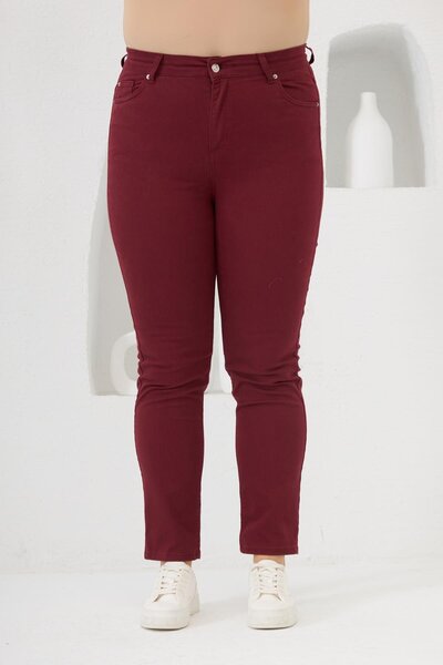 RMG Plus Size Cotton Canvas Trousers