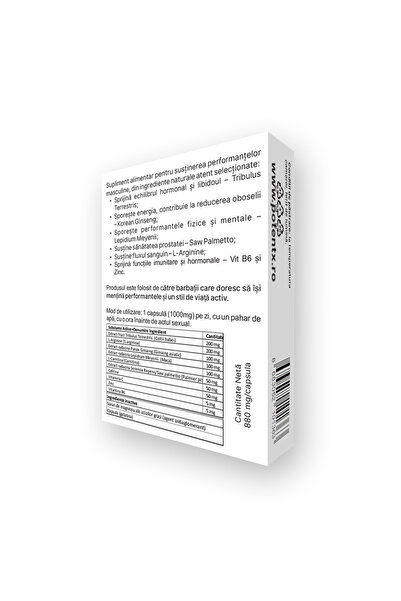 PotentX Forte POTENTX - cutie 4 capsule pentru , erectie si ejaculare precoce, formula 100% naturala