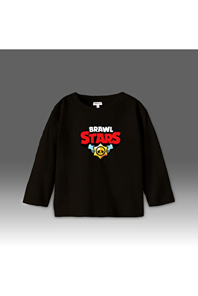 Vivy-t Brawl Stars (ktr-2640 S) Унисекс детска тениска с дълъг ръкав / тениск...