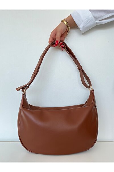yako Curve Soft Faux Leather Shoulder & Crossbody Bag-Wide Interior Volume with Adjustable Strap