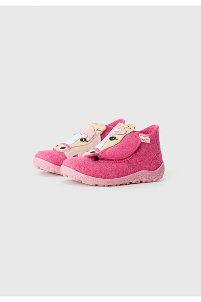 Superfit Happy Octi Pink Children's Felt Slippers