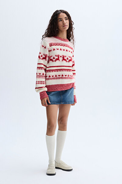 Mudo KEMER DETAYLI MİNİ JEAN ETEK