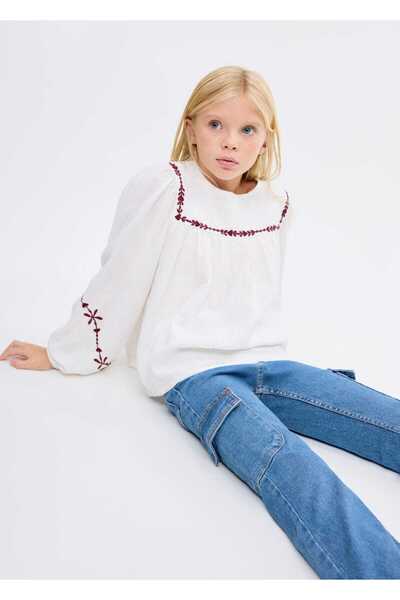MANGO Kids Kargo flare jean