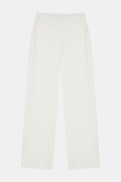 W Collection Ekru Wide-Leg Sports Pants