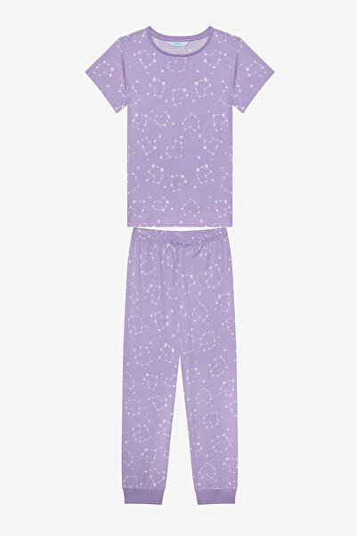 Penti Kız Çocuk Heart Star 2li Çok Renkli Pijama Takımı