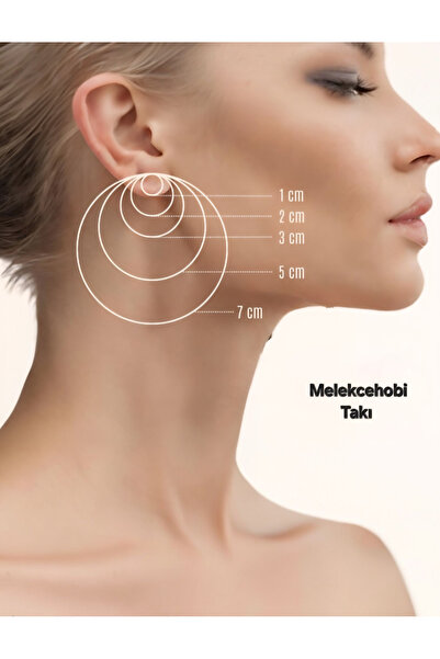 XUPING JEWELRY Melekcehobi Takı Xuping Marka 14 Ayar Altın Rengi Su Yolu Küpe