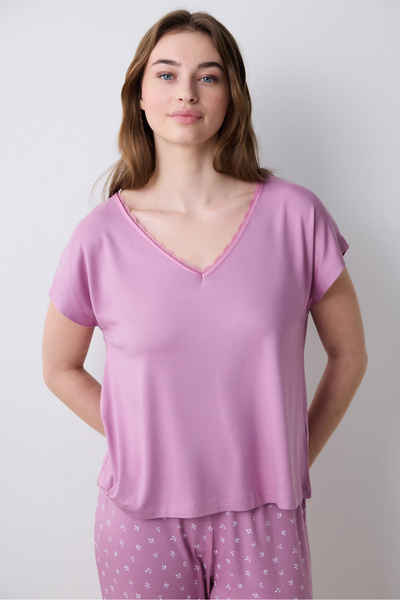 Penti Alia Soft Pantolon Lila Pijama Takımı