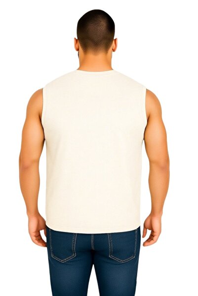 sngl Men's Oversize Zero Sleeve T-Shirt S-M-L-Xl-2Xl