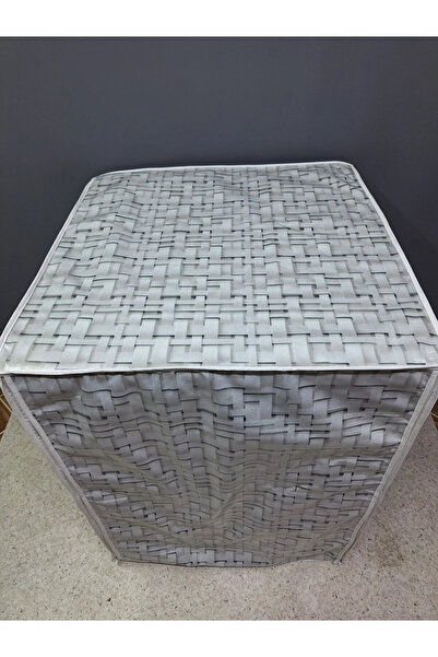 Başak Ev Tekstili Fabric Textured Pvc Coated Waterproof Washing Machine Dryer Cover