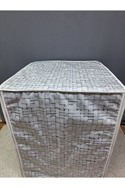 Başak Ev Tekstili Fabric Textured Pvc Coated Waterproof Washing Machine Dryer Cover