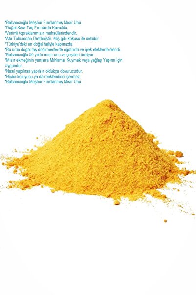 Balcancıoğlu Fırınlanmış Mısır Unu 1 Kg