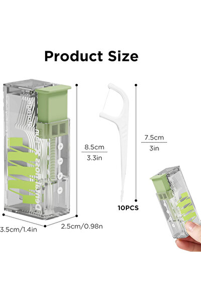 Choice صندوق أخضر، موزع خيط تنظيف الأسنان التلقائي، صندوق تخزين خيط تنظيف الأ...