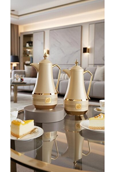 Generic طقم ترامس قهوة وشاي 1 لتر